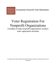 Voter Registration toolbox - Minnesota Council of Nonprofits