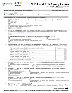 Abbreviated Census Questionnaire