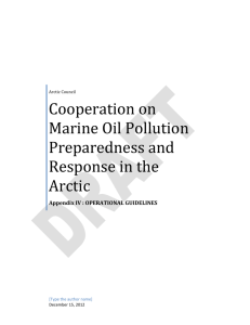 Cooperation on Marine Oil Pollution Preparedness