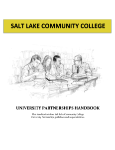 Faculty Support Services - Salt Lake Community College