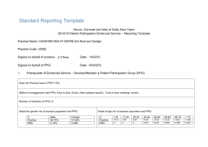 PPG Patient Report 2015