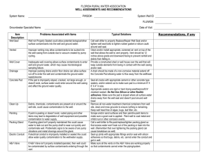 Well Assessment and Recommendation Form