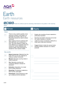 Earth`s resources