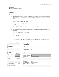 Free sample of Solution Manual for