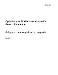 Optimize your WAN connections with Branch Repeater 6