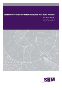 Eastern Porous Rock Water Resource Plan Area Review synthesis