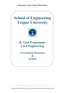 Civil Engineering Curriculum