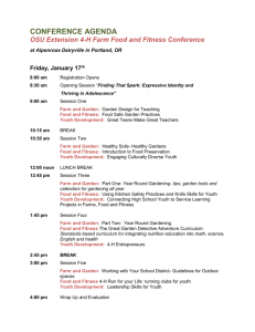 CONFERENCE AGENDA OSU Extension 4