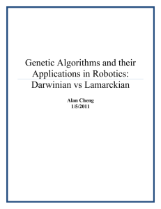 Lamarckian Genetic Algorithm