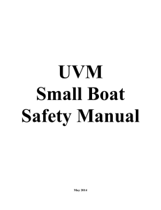 UVM Small Boat Safety Manual