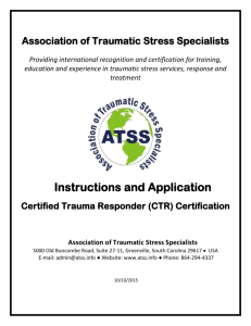 CTR Application 10.2015 - Association for Traumatic Stress
