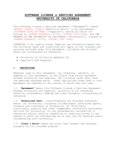 software license agreement template