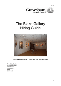 The Blake Gallery - Hiring Guide