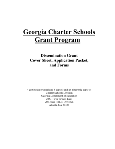 Federal Charter School Program Requirements