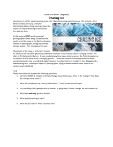 Lesson 4 - Chasing Ice