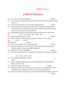 UNIT-7 MARKS-8 p-Block Elements Ques: Why is N2 inert at room