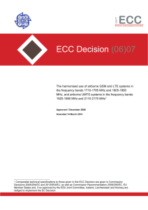 (ECC/dec/(06)07) - ECO Documentation Database