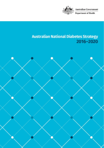 Australian National Diabetes Strategy 2016-2020