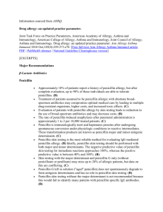 Information sourced from AHRQ: Drug allergy: an updated practice