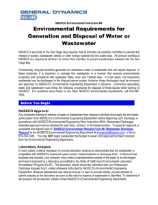 Environmental Requirements for Generation and Disposal of Water