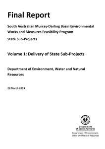 Final report - Department of the Environment