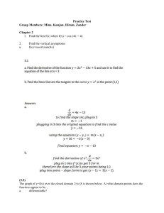 Practice Test Group 4C with solution Chapter 3