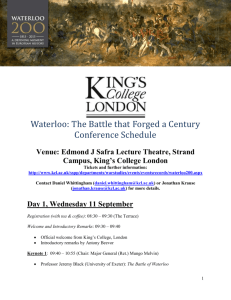Waterloo200 - King`s College London