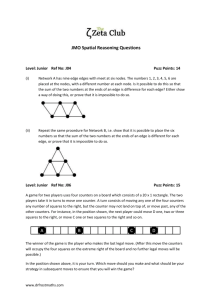 Worksheet: JMO Spatial Reasoning Questions