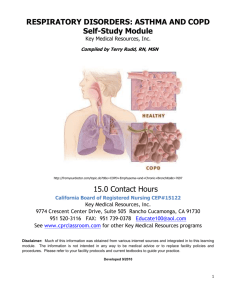 15.0 Hours Respiratory Disorders