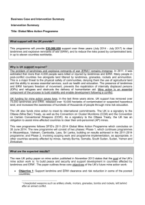 Title: Global Mine Action Programme