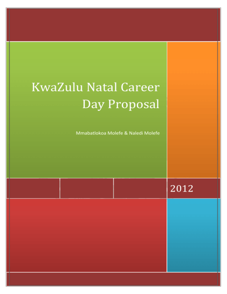 KwaZulu Natal Career Day Proposal