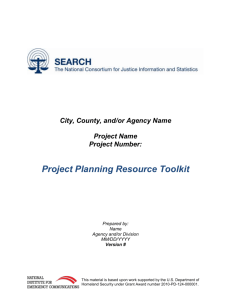 Project Planning Resource Toolkit