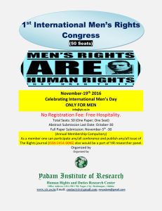 Mens-Rights - Yadam Institute of Research