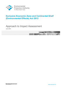 Approach to Impact Assessment - Environmental Protection Authority