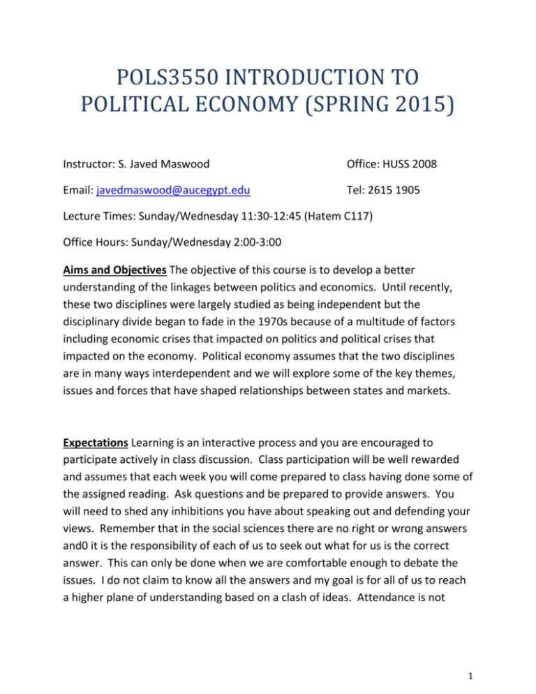 phd political economy online