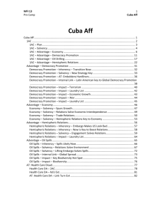 Cuba Aff - Open Evidence Project