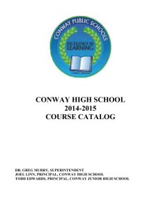 CHS 2014-2015 Course Catalog