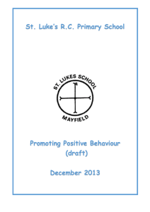 Promoting Positive Behaviour Dec 13