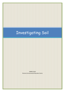 Investigating Soil - Riverina Environmental Education Centre