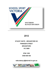 eastern-zone athletics - School Sport Victoria