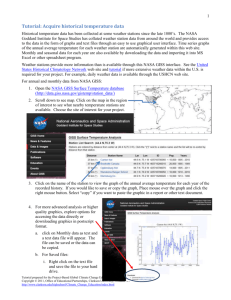 Tutorial: Acquire historical temperature data