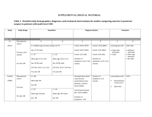 SUPPLEMENTAL DIGITAL MATERIAL Table 1. Detailed study