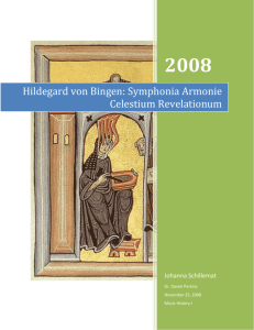 Hildegard von Bingen: Symphonia Armonie Celestium Revelationum