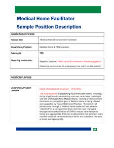 Sample IF Position Description - Toward Optimized Practice (TOP)