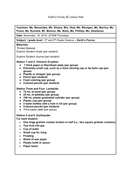 Plate Tectonics Lab Activity