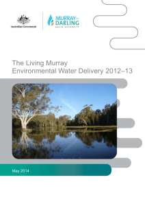TLM Annual Environmental Water Delivery Report 2012-13