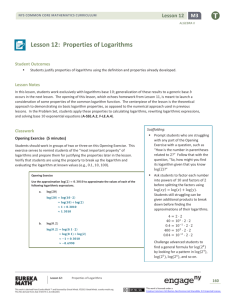 Algebra II Module 3, Topic B, Lesson 12: Teacher Version