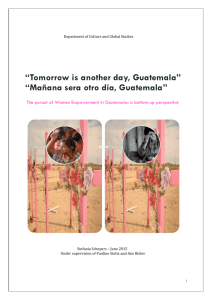 Thesis Manana sera otro dia Guatemala