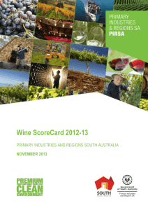1. overview – wine scorecard 2012-13 results