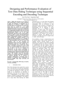 Designing and Performance Evaluation of Text Data Hiding